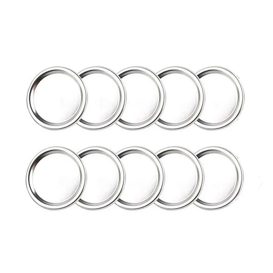 FreshJar Vacuüm Deksels – 10 Stuks (Ø 86mm) voor Mason Jars